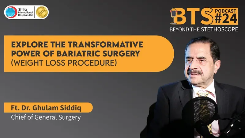 Discussion of bariatric surgery for weight loss
